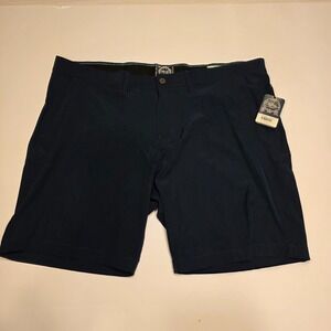 Vintage 1946 V46 Land & Sea Performance Quick-Dry Stretch Shorts Navy‎ Mens 42